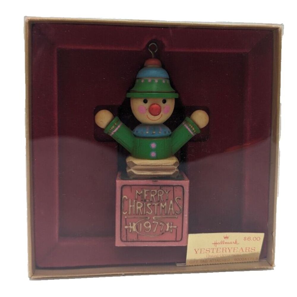Hallmark Yesteryears Jack-in-theBox Christmas 1977 Tree Trim Collection Ornament